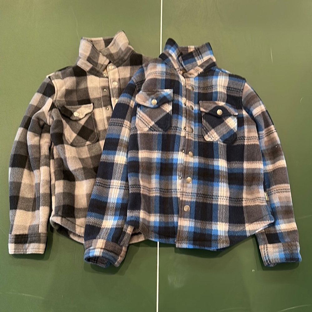 Boys Eddie Bauer fleece jacket lot sz 8